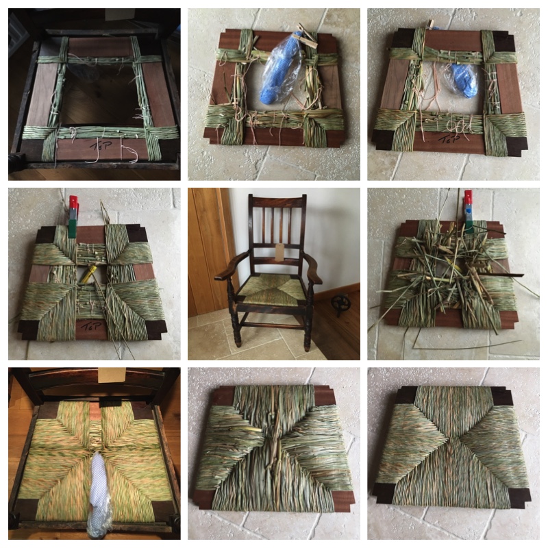 Signs of Spring montage - Cane+Rush at sportsmanscorner Cane+Rush chair seat restoration